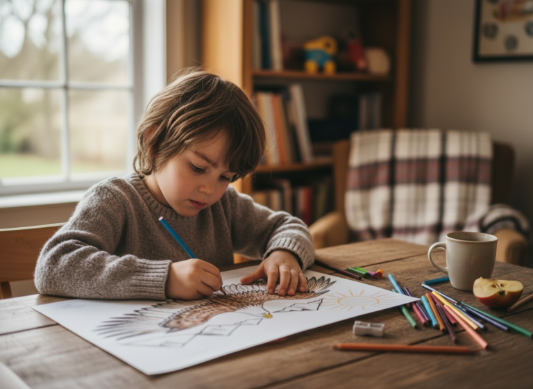 A half term activity for budding young artists